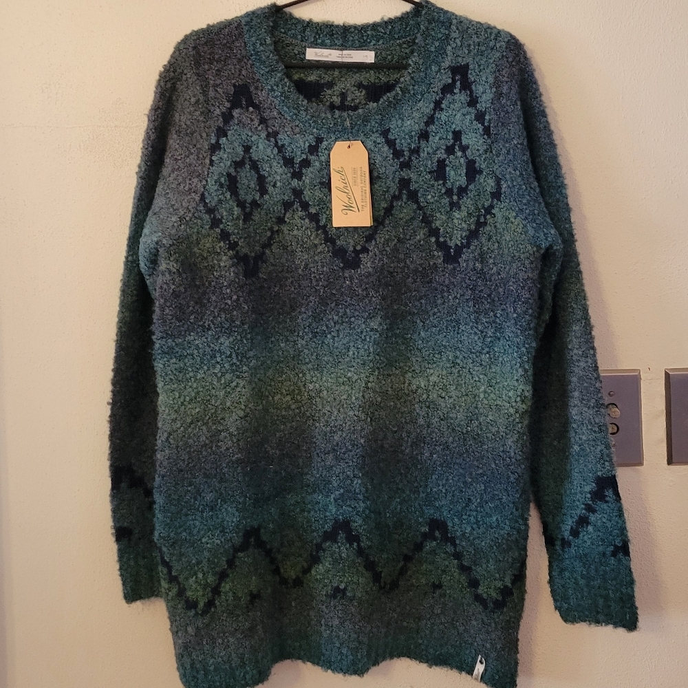 Woolrich Roundtrip Fair Isle Sweater - Navy & greens